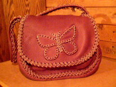 Another Xtra large roll button purse (without the roll button - with the butterfly). 