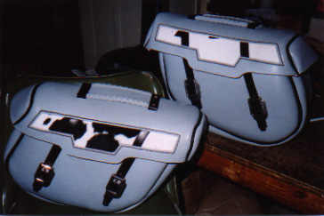 harley davidson custom leather saddlebags