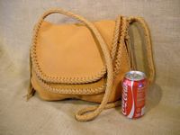  A picture of a bag with a coke can to help realize see the size of it. 