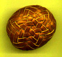 pineapple knot covered rock